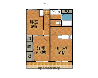FS APARTMENT【306号室】の間取り