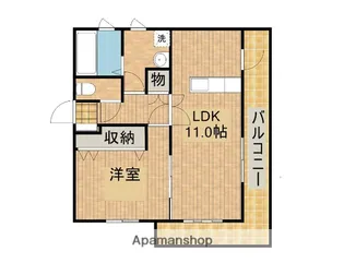 TPC V【201号室】の間取り