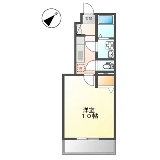 チェリーブロッサム明日花【1階】の間取り