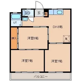 カーサルーチェ【201号室】の間取り