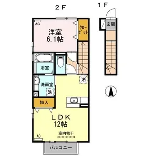プランドール.i Ⅱ【2階】の間取り