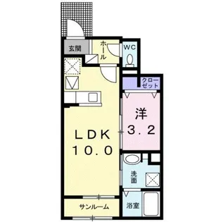 グラウビュンデン ヴィレッジ【1階】の間取り