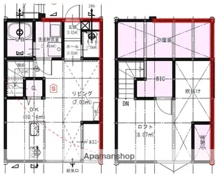 Lungo【107号室】の間取り