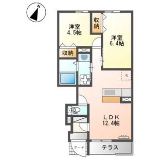 サウスフォレスター【1階】の間取り