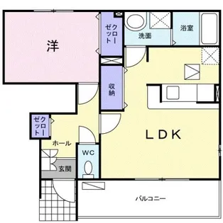 チェリー・ココ【1階】の間取り