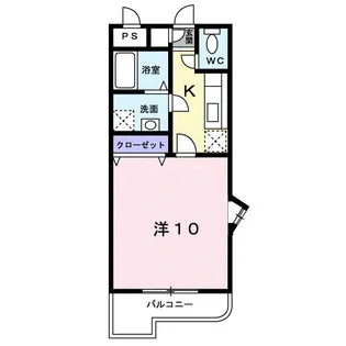 ラフィ−ナサイト2【1階】の間取り