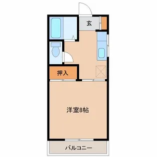 カーサルーチェ【2A号室】の間取り