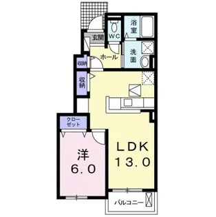 グラン ポワールA【1階】の間取り