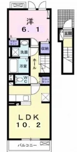 イーストブルー I【2階】の間取り