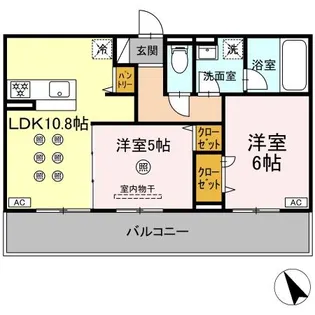 リバーサイドベース【2階】の間取り