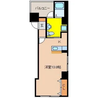 フェリス本町通り【201号室】の間取り