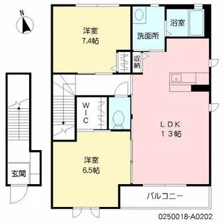 パーク神宮西 *【202号室号室】の間取り