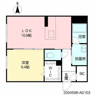 シャーメゾン 日向 **【103号室号室】の間取り