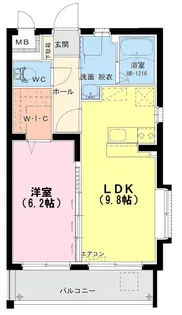 ソレイユコート【2階】の間取り