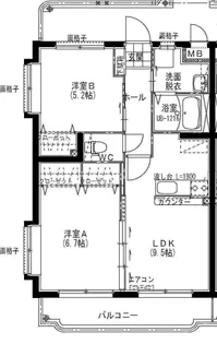 サープラス【3階】の間取り