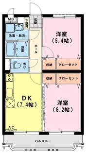 ユーミーアルタイルII【2階】の間取り