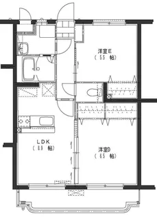 ユーミーMitsuki【3階】の間取り