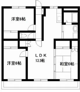 サンジェルマンⅤ【105号室】の間取り