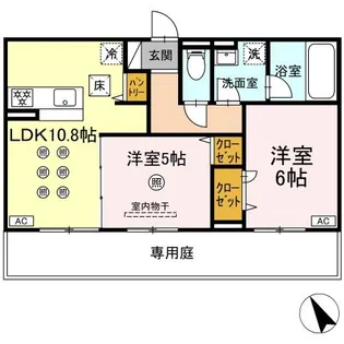 リバーサイドベース【1階】の間取り