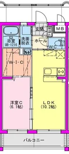 (仮称)吉村町大町YMマンション【305号室】の間取り