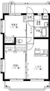 アンシャンテII【4階】の間取り