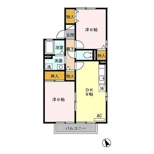 ルーチェ大塚 B棟【205号室】の間取り