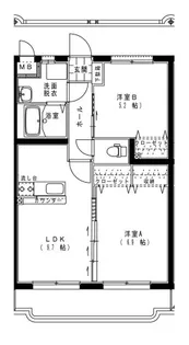 アンシャンテII【4階】の間取り