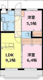 ファミリアOdo【2階】の間取り