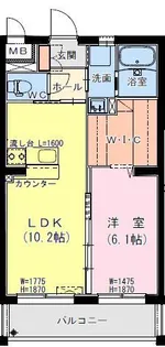 サンテラス・TUTOMI【402号室】の間取り