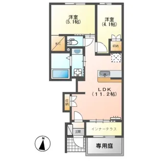 コンフォート シュリンプ【1階】の間取り