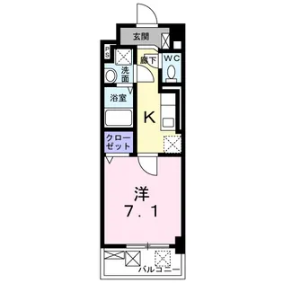ハッピーメゾン Ⅵ【3階】の間取り