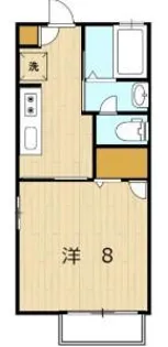 メゾンドールMC【201号室】の間取り