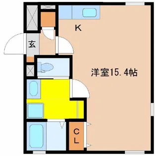 Vivo N【401号室】の間取り