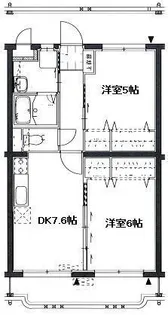 サニーコート【205号室】の間取り