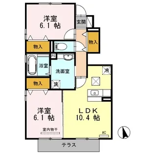 ルーセント大塚【1階】の間取り