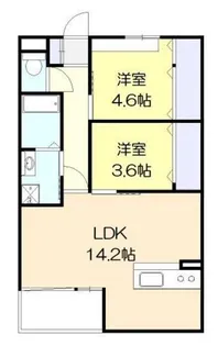 アルテマイスターレオ【402号室】の間取り
