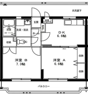 サンフィールド高鍋II【202号室】の間取り