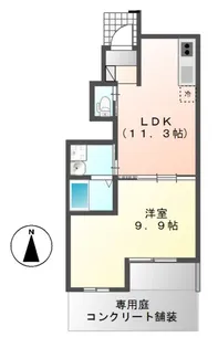 FFC佳【1階】の間取り