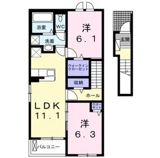 神門 Ⅱ【2階】の間取り