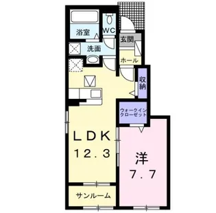 神門 Ⅱ【1階】の間取り