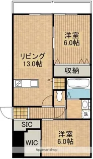 ライジング【A101号室】の間取り