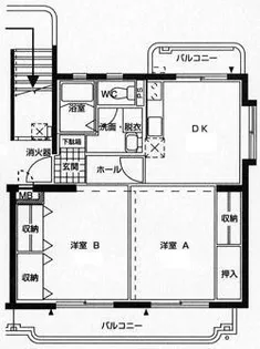 Piso熊野【1階】の間取り