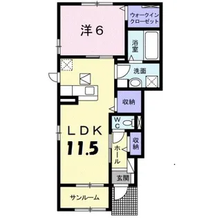 グランメゾン Ⅰ【1階】の間取り
