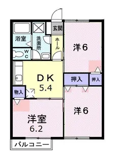 ファミ−ルメゾン吉村 B【1階】の間取り