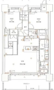 レクシアシティ宮崎中央レジデンス【3階】の間取り