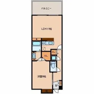 EXESScity【203号室】の間取り