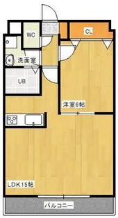 カーサ高千穂通り【2階】の間取り