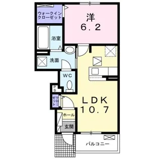 SK パレス【1階】の間取り
