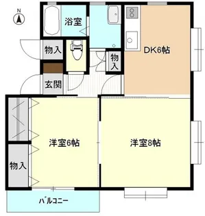 エソールB【101号室】の間取り