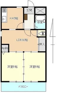群馬ブロック会館【205号室】の間取り